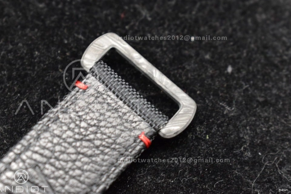 Nylon VSF Carbon Submariner VS3135 Edition Dial Best Black DIW on Red 1:1 Black Strap 0208